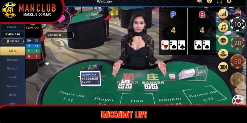 Baccarat live