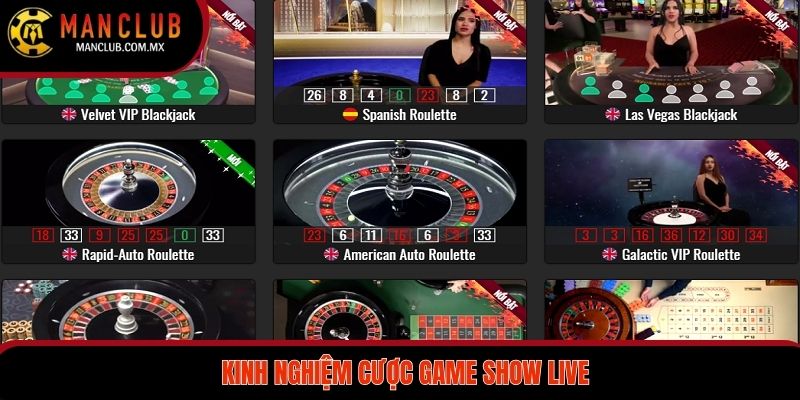Game Show Live - Cá Cược Trực Tiếp Theo Phong Cách Hiện Đại 4 Mẹo cược game live trực tuyến cực hấp dẫn