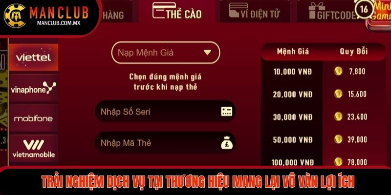 Trải nghiệm dịch vụ tại thương hiệu mang lại vô vàn lợi ích